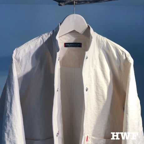 ウインドブロックコーティングcottonショートカバーオールジャケット (natural)