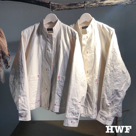 ウインドブロックコーティングcottonショートカバーオールジャケット (natural)