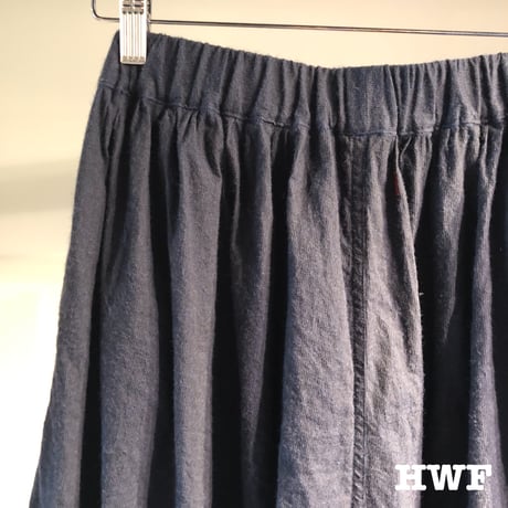 cottonピーチスキンドビーバルーンパンツ (indigo)