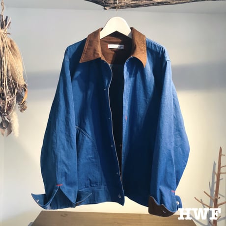 ストレッチブルーdenimジャケット (blue denim)