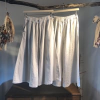 cottonジャガードミニドットスカンツ (white)