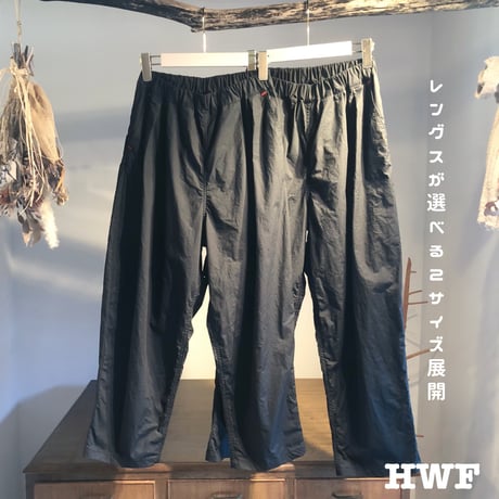 ライトcottonタイプライタークロスタックテーパードパンツ (black)