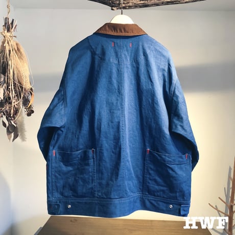ストレッチブルーdenimジャケット (blue denim)