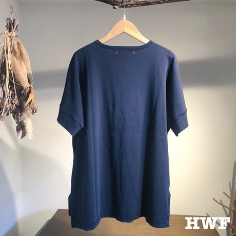 ライトウエイトcotton度詰天竺ニットクルー(全5色)