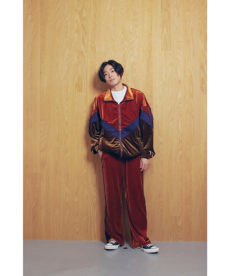 VELOR TWO TONE JACKETS【ORANGE】