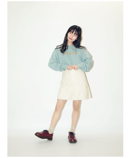 yuuku LONG TEE 【SPRAY GREEN】