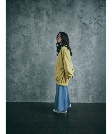 yuuku SWEAT SHIRTS【YELLOW】