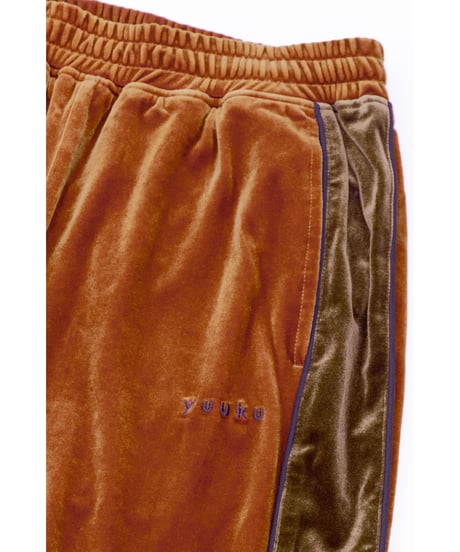 VELOR TWO TONE PANTS【ORANGE】