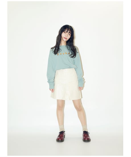 yuuku LONG TEE 【SPRAY GREEN】
