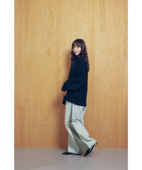 BOUCLE KNIT PULLOVER【BLACK】
