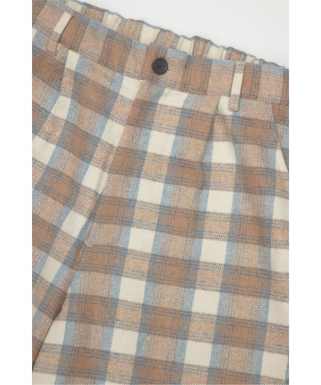 CHECKED PANTS【WHITE】
