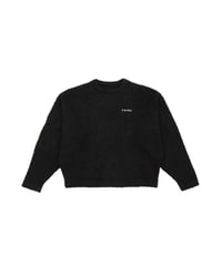 BOUCLE KNIT PULLOVER【BLACK】