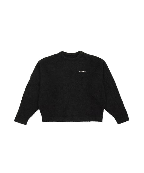 BOUCLE KNIT PULLOVER【BLACK】