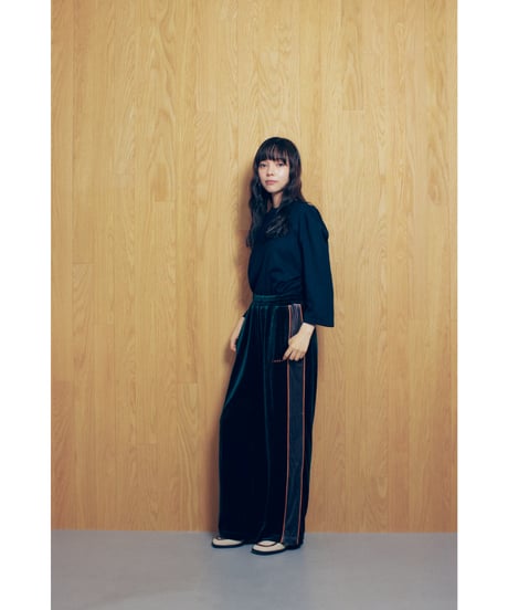 VELOR TWO TONE PANTS【GREEN】