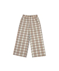 CHECKED PANTS【WHITE】