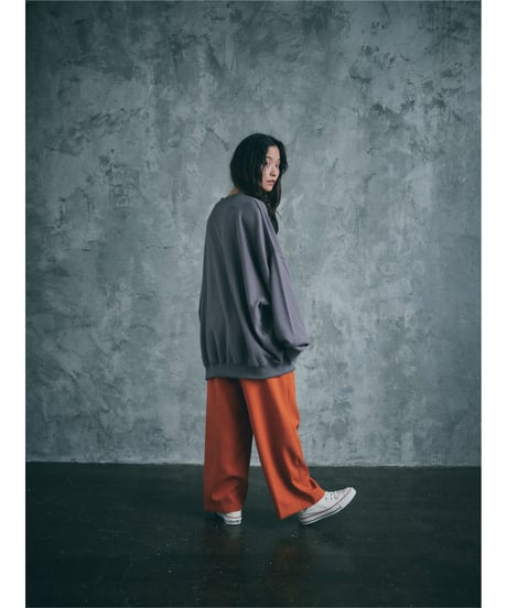 yuuku SWEAT SHIRTS【CHARCOAL NAVY】
