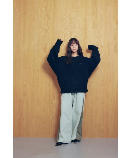 BOUCLE KNIT PULLOVER【BLACK】
