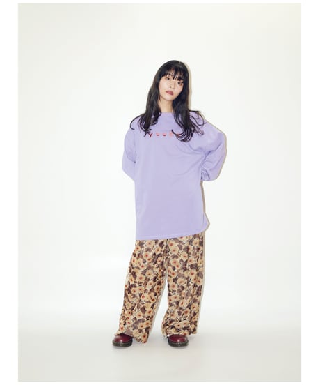 yuuku LONG TEE 【BLUE LAVENDER】