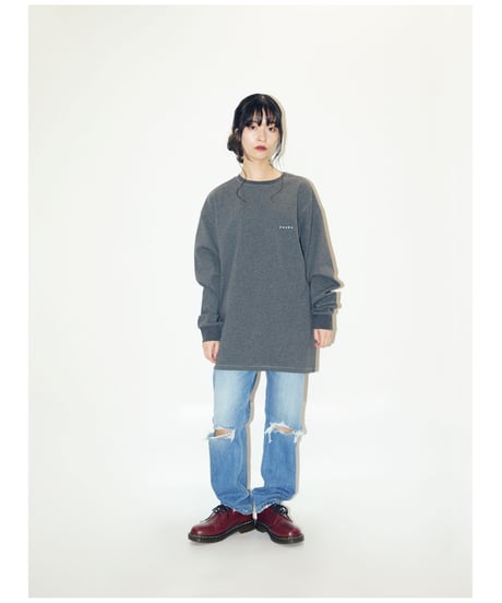 ILLUST LONG TEE 【BLACK】