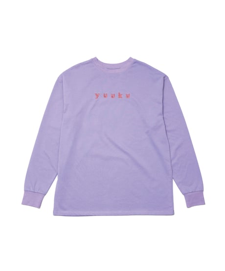 yuuku LONG TEE 【BLUE LAVENDER】