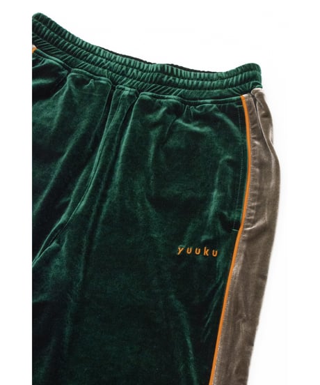 VELOR TWO TONE PANTS【GREEN】