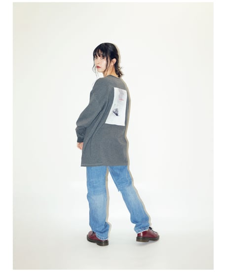 ILLUST LONG TEE 【BLACK】