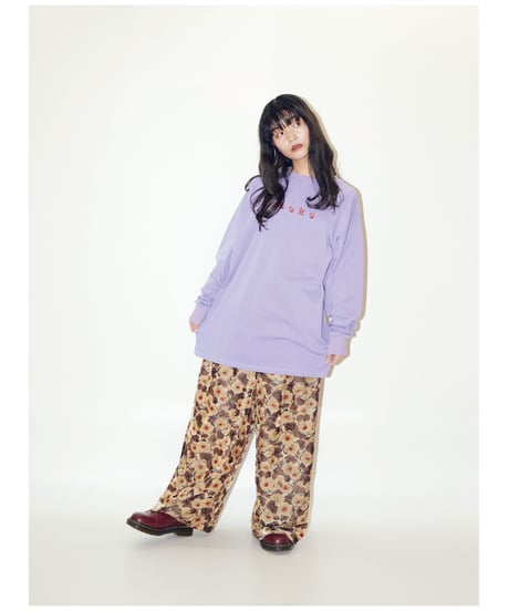 yuuku LONG TEE 【BLUE LAVENDER】
