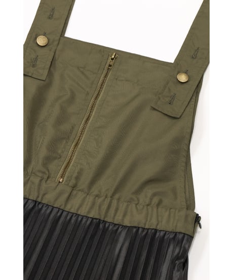 DOCKING PLEATED OVERALLS【KAHKI】