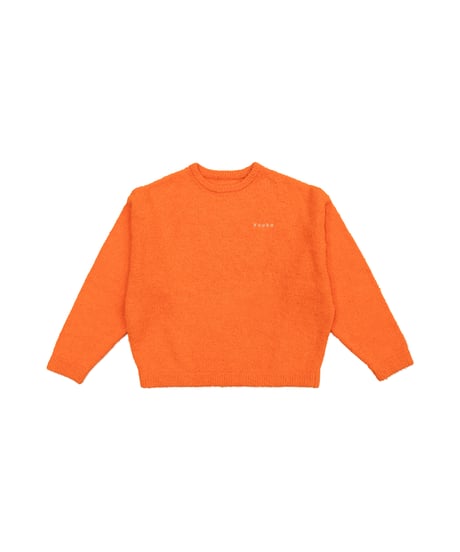 BOUCLE KNIT PULLOVER【ORANGE】