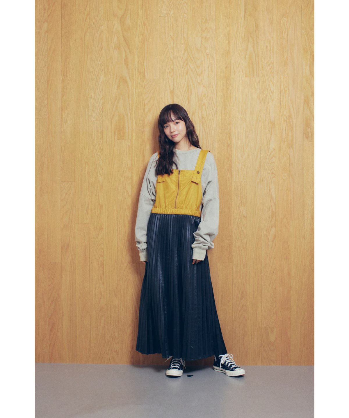 DOCKING PLEATED OVERALLS【YELLOW】 | yuuku SHOP