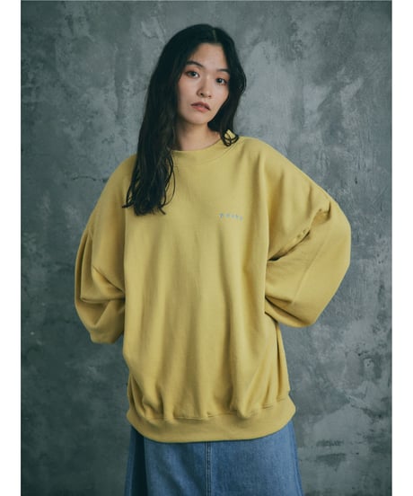 yuuku SWEAT SHIRTS【YELLOW】