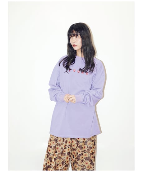 yuuku LONG TEE 【BLUE LAVENDER】