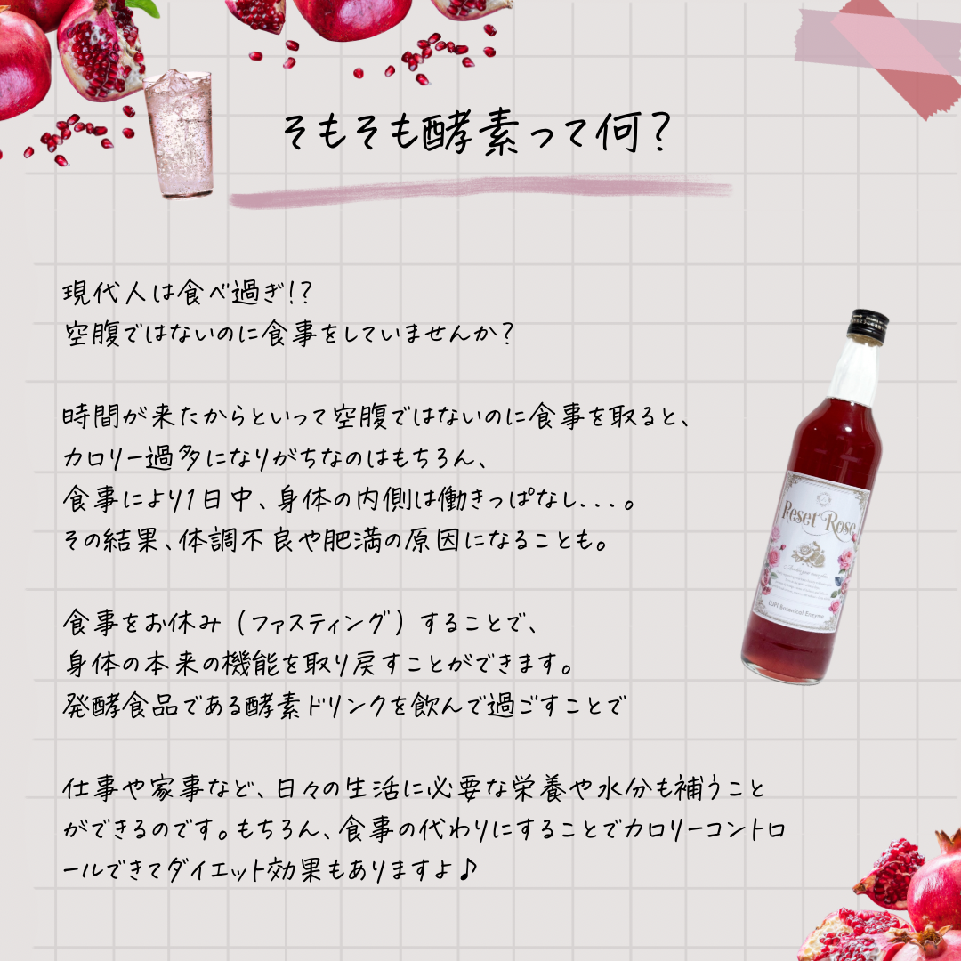 LUPI酵素 ResetROSE | LUPINUS Beauty