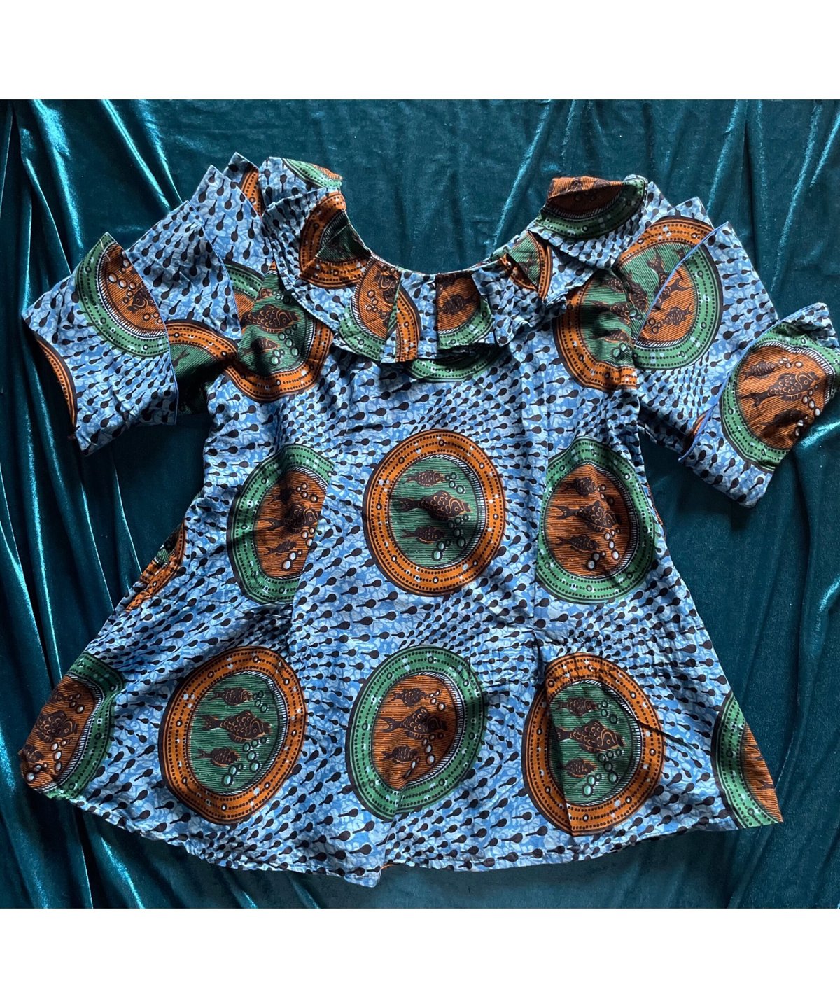 African batik vintage blouse | ERIC VINTAGE