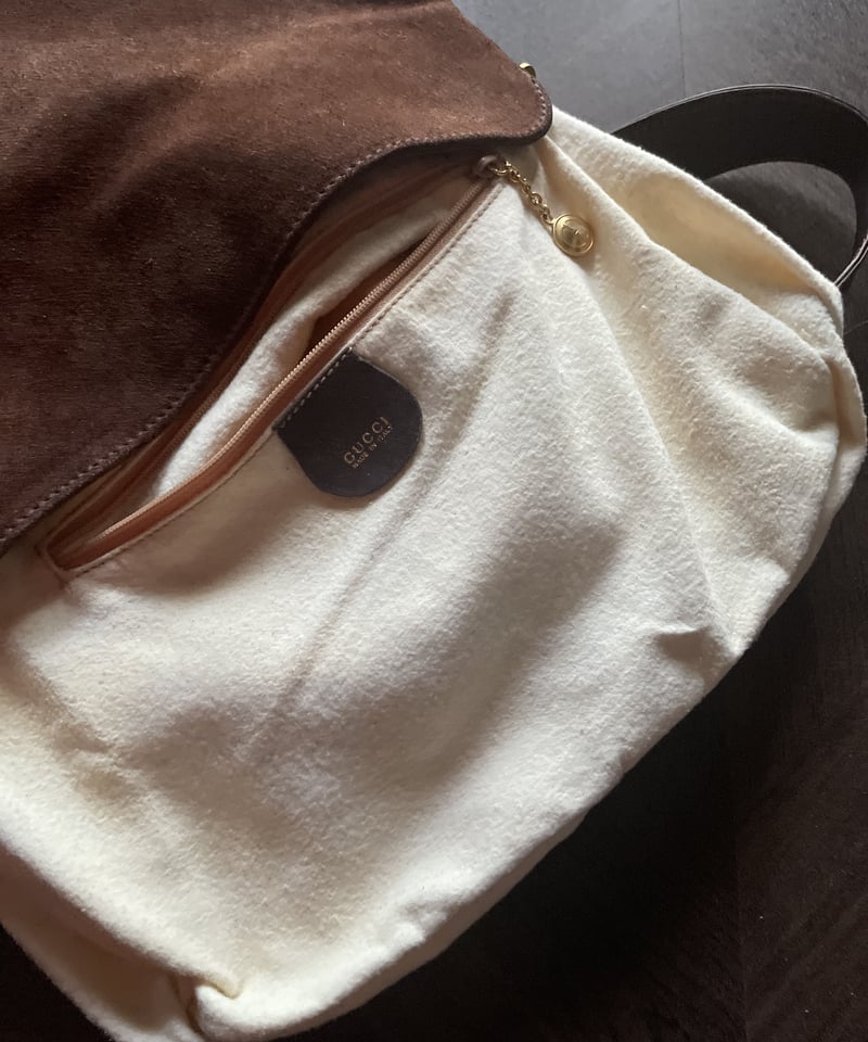 美品✨ グッチ スエード バンブー 2way ハンドバッグ グリーン GUCCI