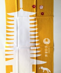 てぬぐい　談山神社 鎌きつね　Tenugui Tanzan Jinja Shrine Kama Kitsune