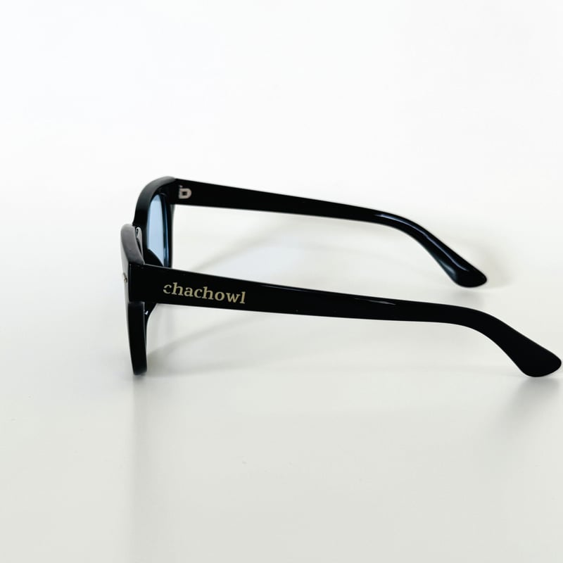 B073 ブラック サングラス / Lt.blueﾚﾝｽﾞ | chachowl eye wear