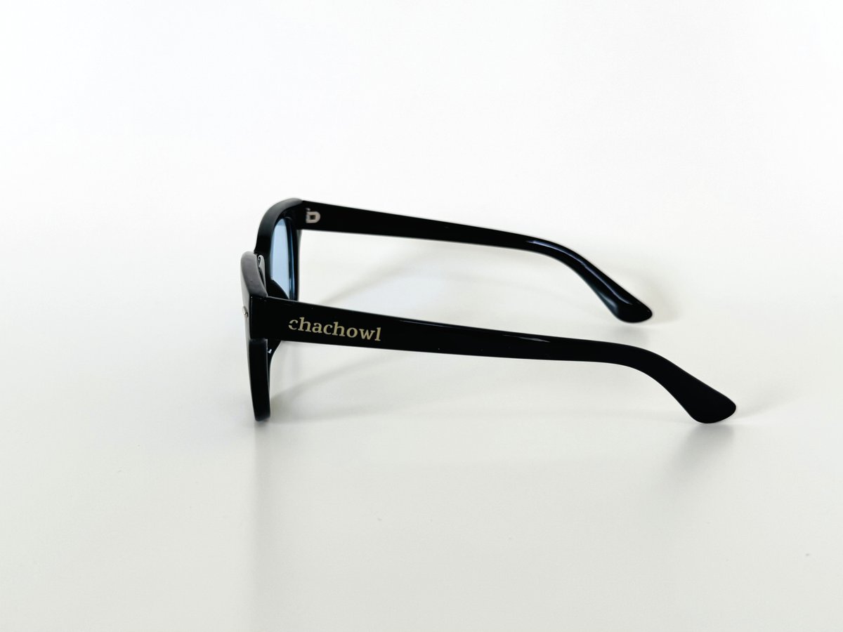 B073 ブラック サングラス / Lt.blueﾚﾝｽﾞ | chachowl eye wear