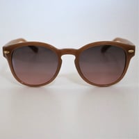 5025　ベージュ Sunglasses / Smoke pinkレンズ