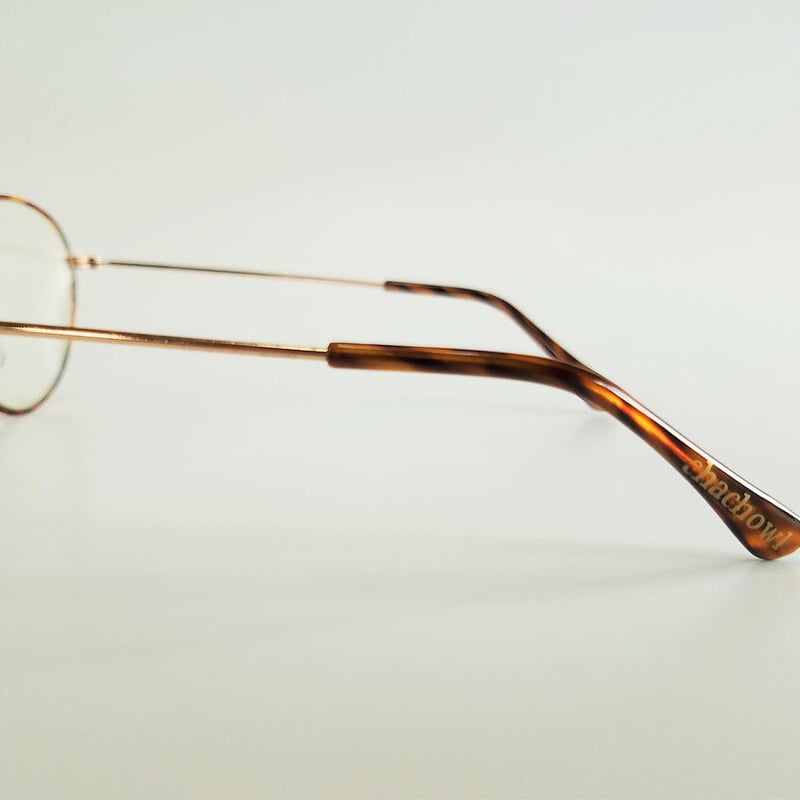 CT017 べっ甲フレームクリアレンズ | chachowl eye wear