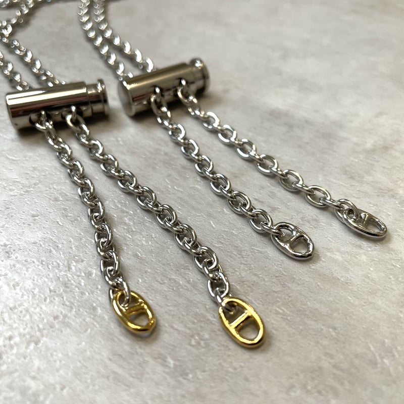 Full Metal Stopper Chain Necklace | 1ROOM TOKYO