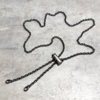 Aged Full Metal Stopper Chain Necklace