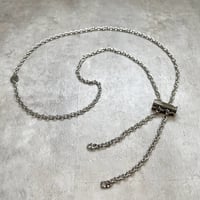 Full Metal Stopper Chain Necklace