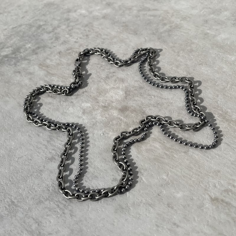 Vintage Style Double Chain Necklace | 1ROOM TOKYO
