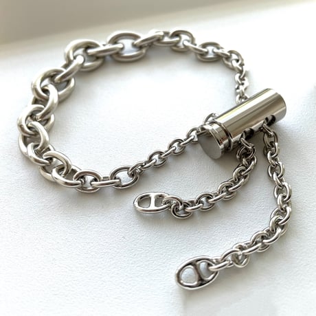 Full Metal Stopper Chain Bracelet