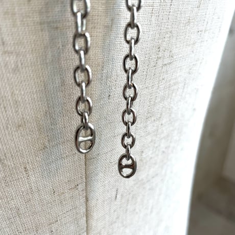 Full Metal Stopper Chain Necklace