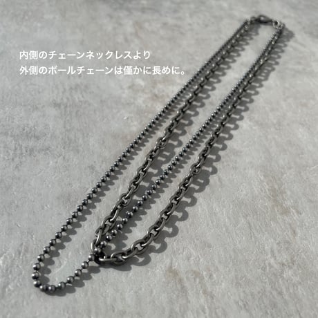Vintage Style Double Chain Necklace