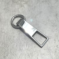 Oversize Zip Keyring