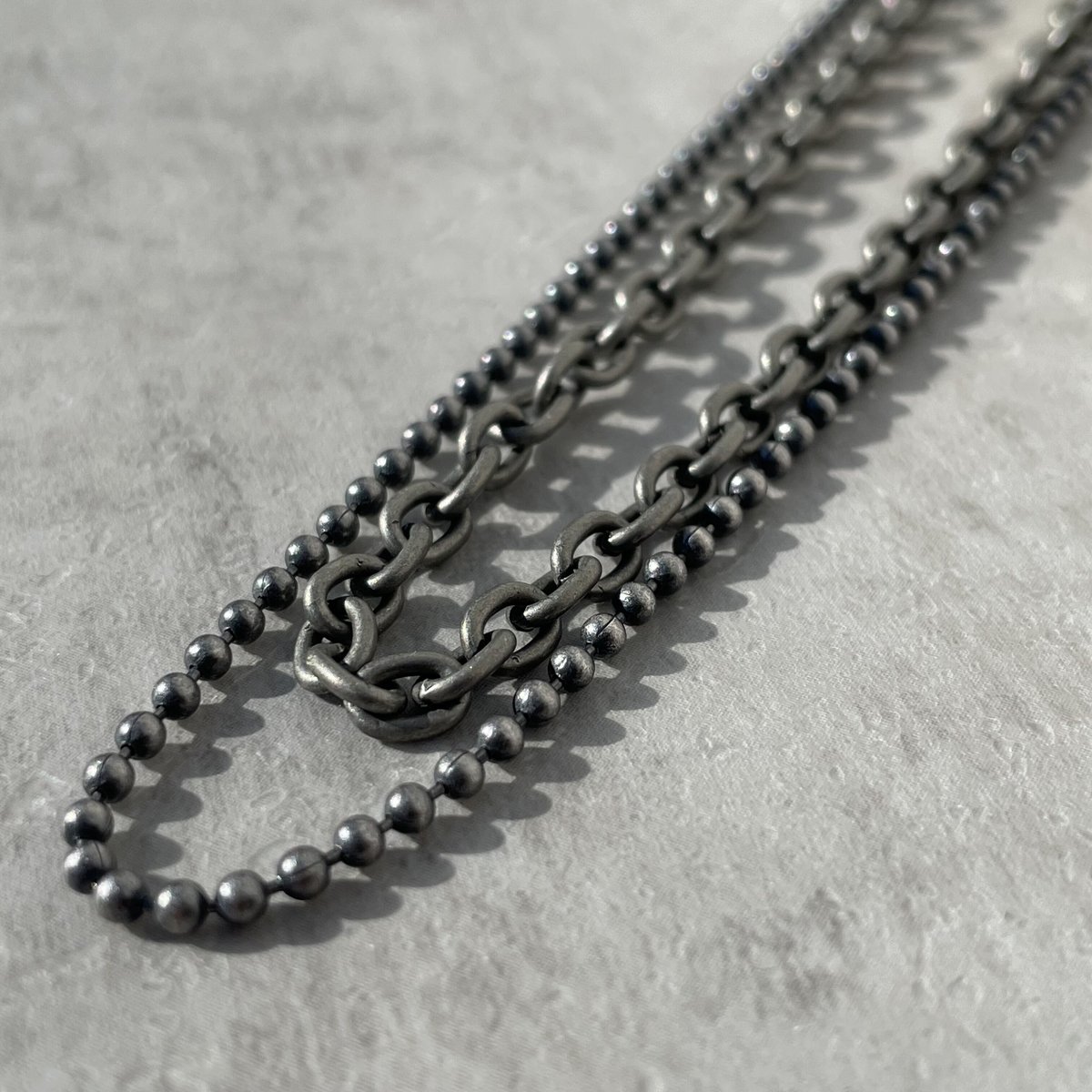 Vintage Style Double Chain Necklace | 1ROOM TOKYO