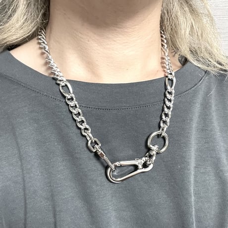 ２Way Figaro Wallet Chain Necklace